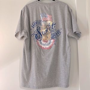 Lauren James “Home Sweet Home” short sleeve graphic tee | gray | large